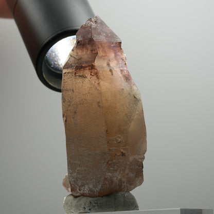 Enhydro Skelett Phantom Amethyst Spitze, 1x Blase Brandberg, Namibia 75*31*30mm #13901