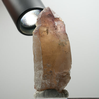 Enhydro Skelett Phantom Amethyst Spitze, 1x Blase Brandberg, Namibia 75*31*30mm #13901