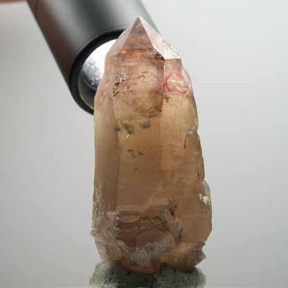 Enhydro Skelett Phantom Amethyst Spitze, 1x Blase Brandberg, Namibia 75*31*30mm #13901