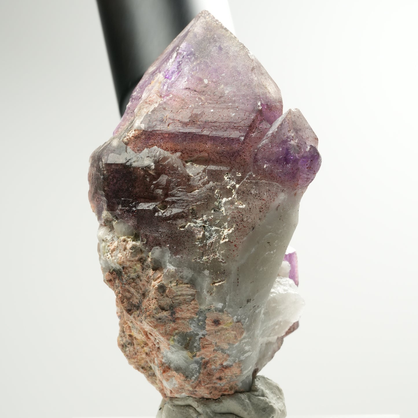 XL Skelett Phantom Amethyst Eisen Zepter Stufe Brandberg, Namibia 96*94*53mm #13902