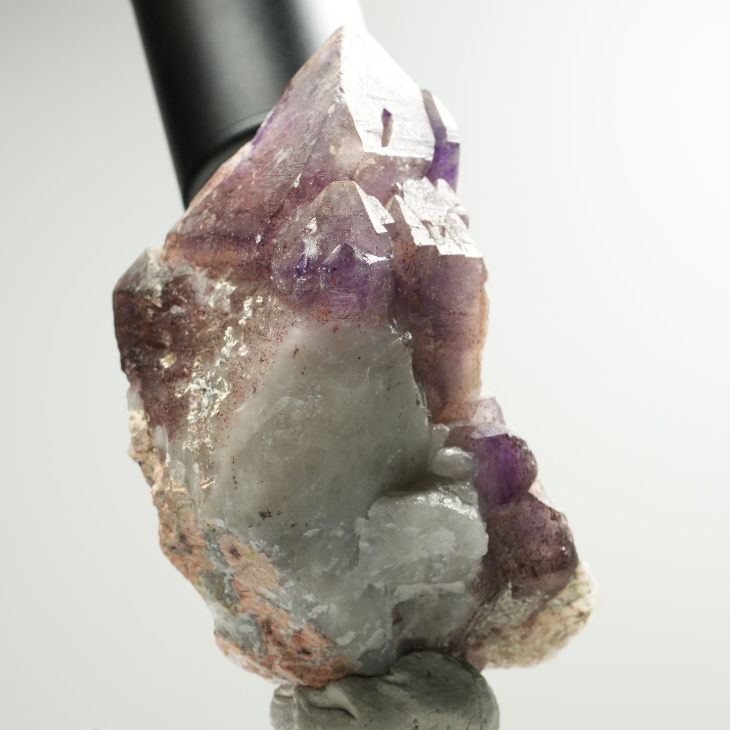 XL Skelett Phantom Amethyst Eisen Zepter Stufe Brandberg, Namibia 96*94*53mm #13902
