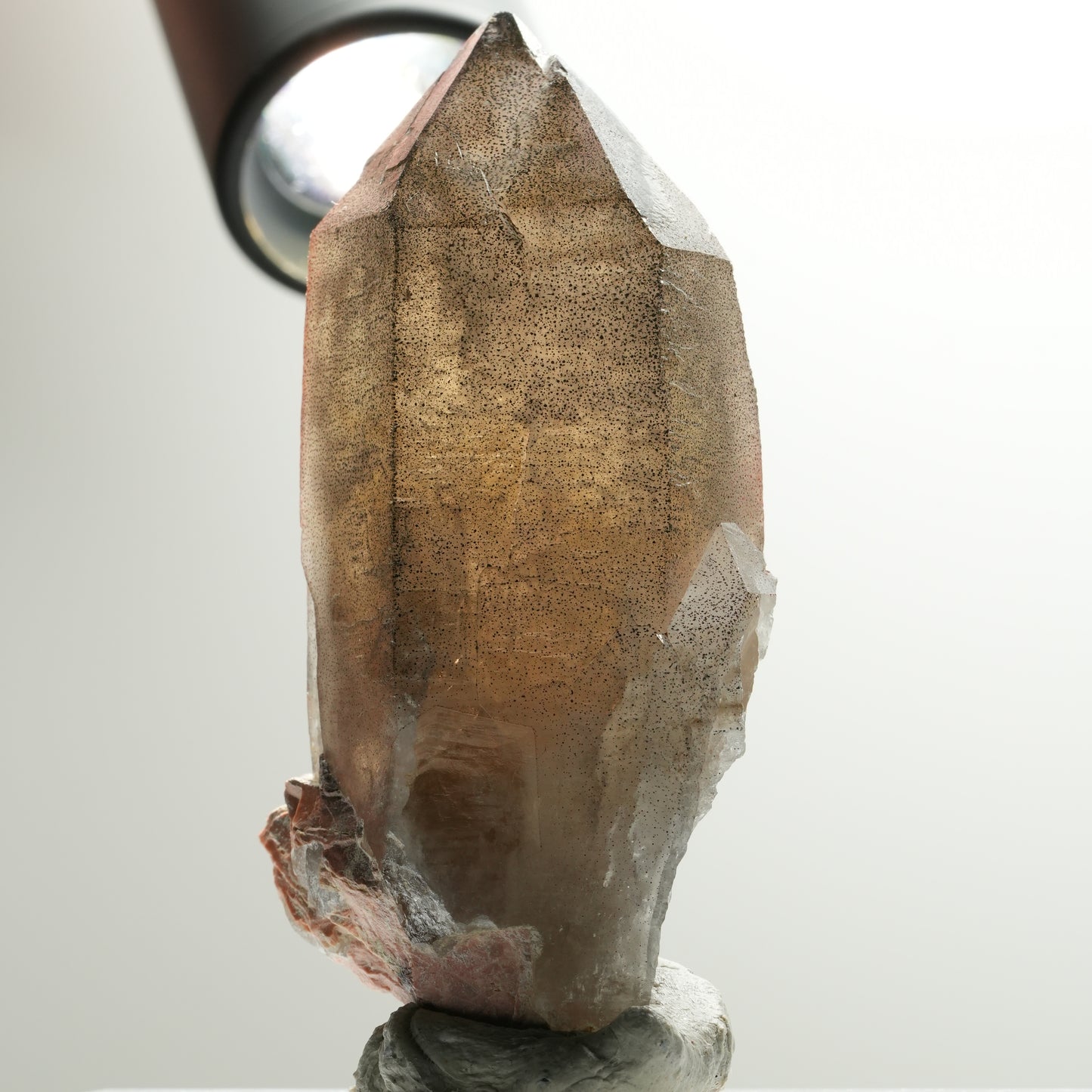 Seltene Skelett Phantom Amethyst Spitze Brandberg, Namibia 83*44*27mm #13903