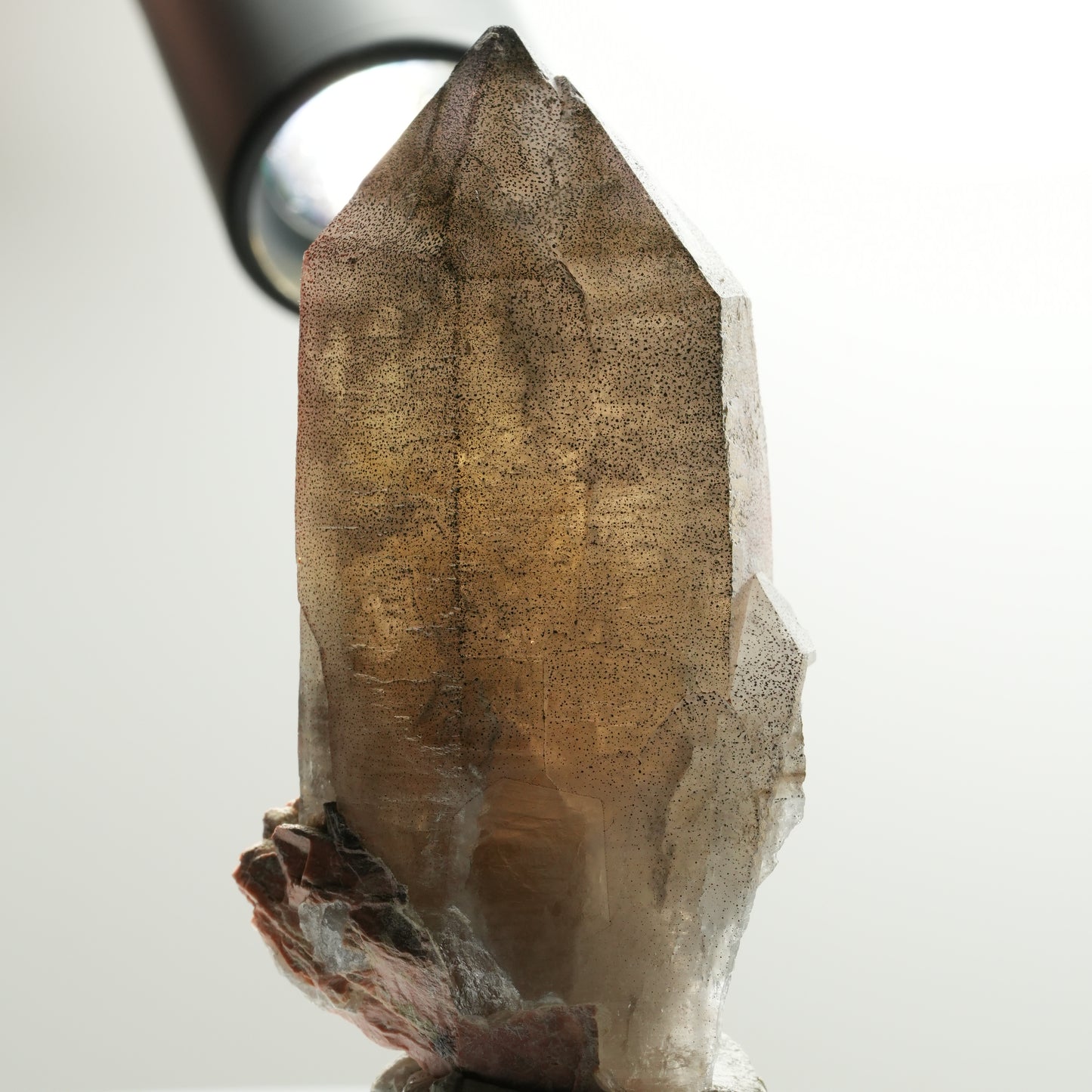 Seltene Skelett Phantom Amethyst Spitze Brandberg, Namibia 83*44*27mm #13903