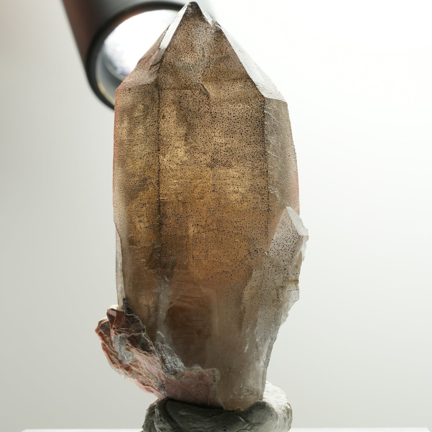 Seltene Skelett Phantom Amethyst Spitze Brandberg, Namibia 83*44*27mm #13903