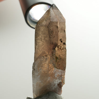 Seltene Skelett Phantom Amethyst Spitze Brandberg, Namibia 83*44*27mm #13903