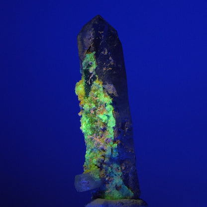 Phantom Rauchquarz, Goshenit (Beryl), Hyalit, Schörl Turmalin Erongo, Namibia 79*26*25mm #13904