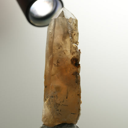 Phantom Rauchquarz, Goshenit (Beryl), Hyalit, Schörl Turmalin Erongo, Namibia 79*26*25mm #13904