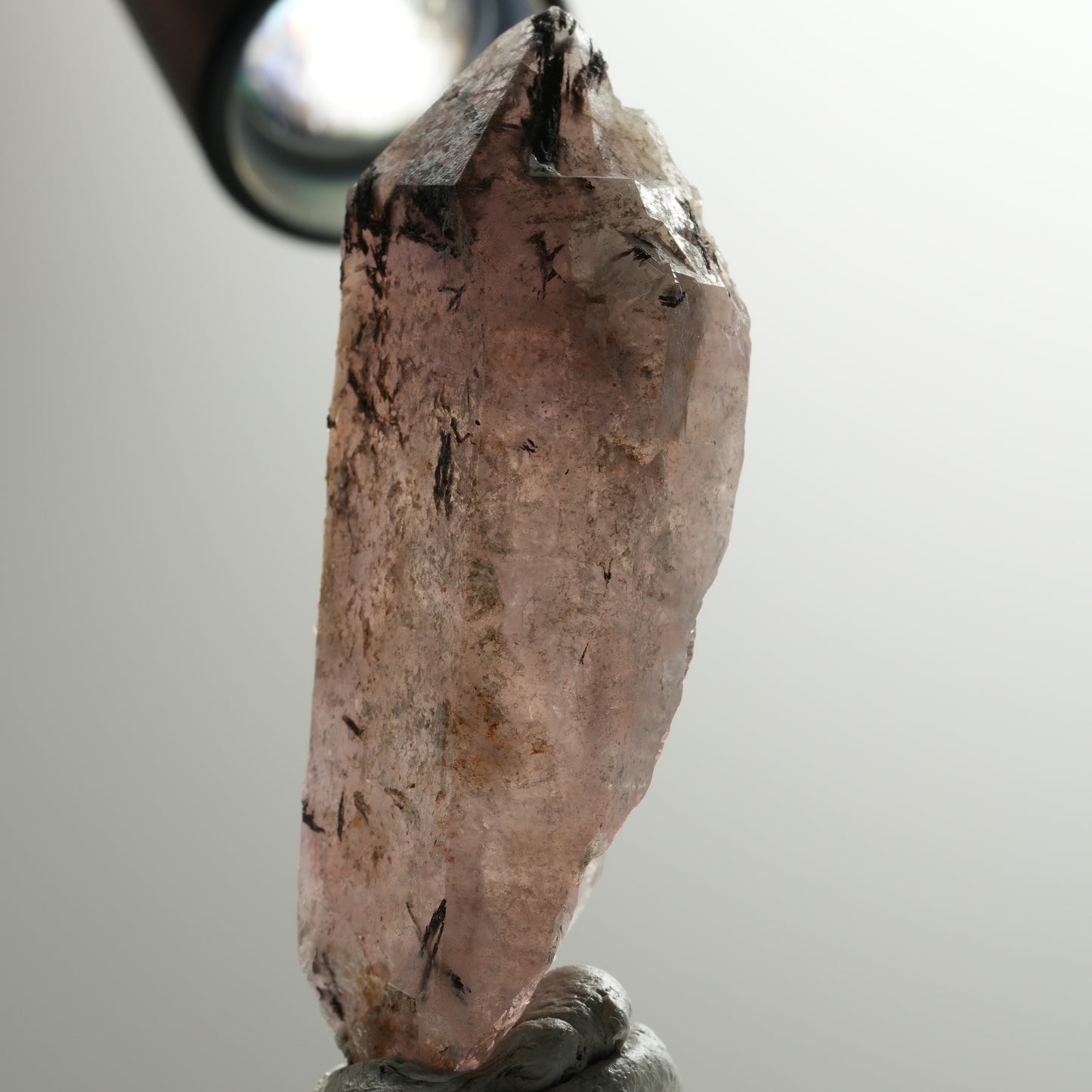 Enhydro Skelett Phantom Amethyst, 2x Blase (große) Brandberg, Namibia 78*32*21mm #13905