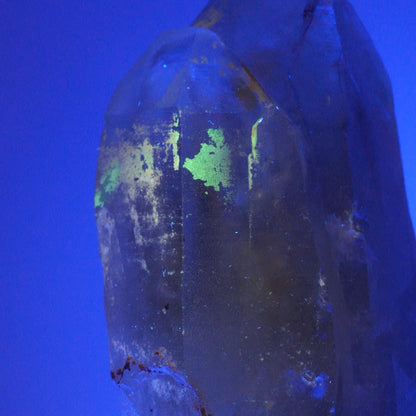 XL Skelett Rauchquarz Kristall Spitze mit Hyalit Opal Erongo, Namibia 112*58*41mm #13907
