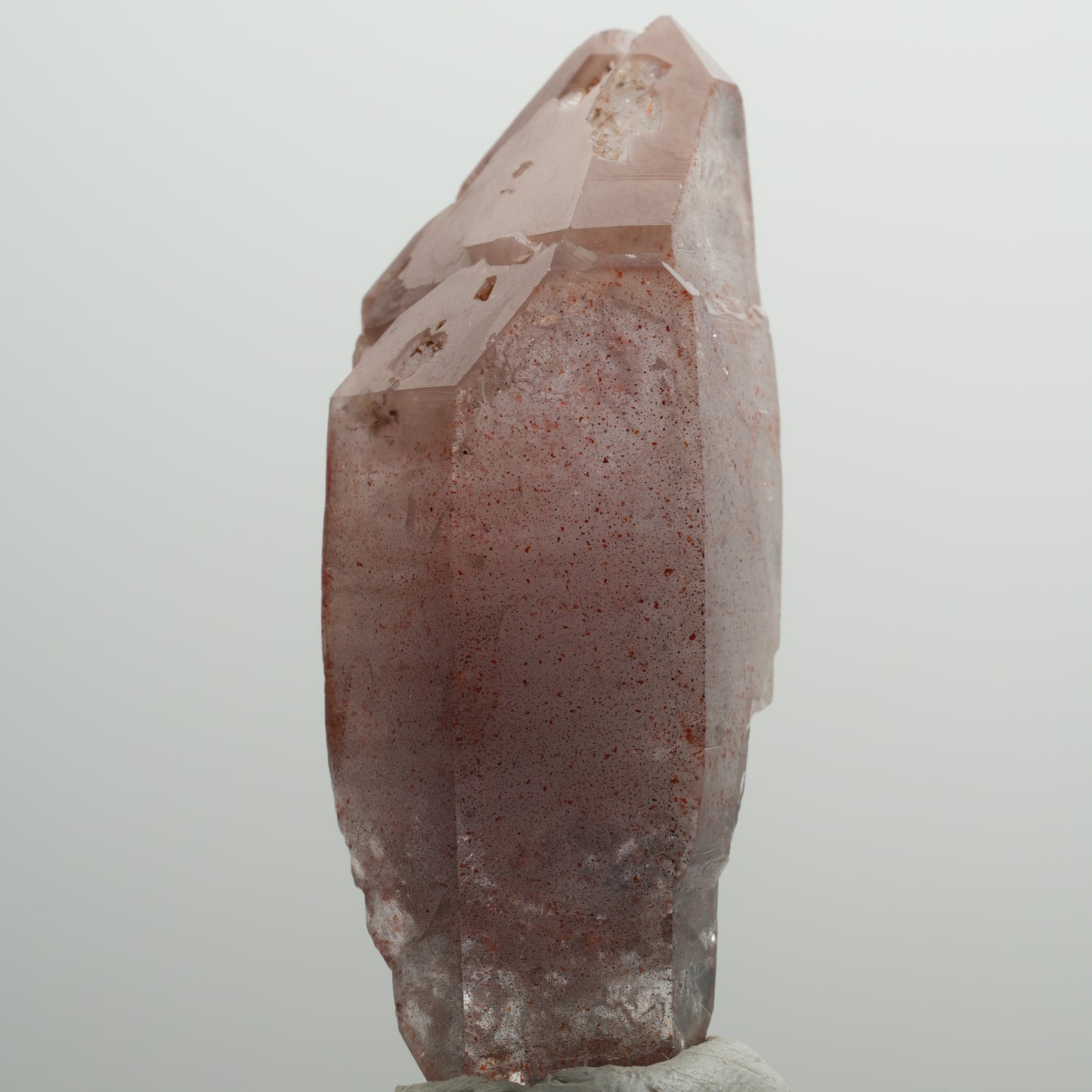 Skelett Phantom Amethyst DT Spitze mit Eisen Brandberg, Namibia 54*20*17mm #13911