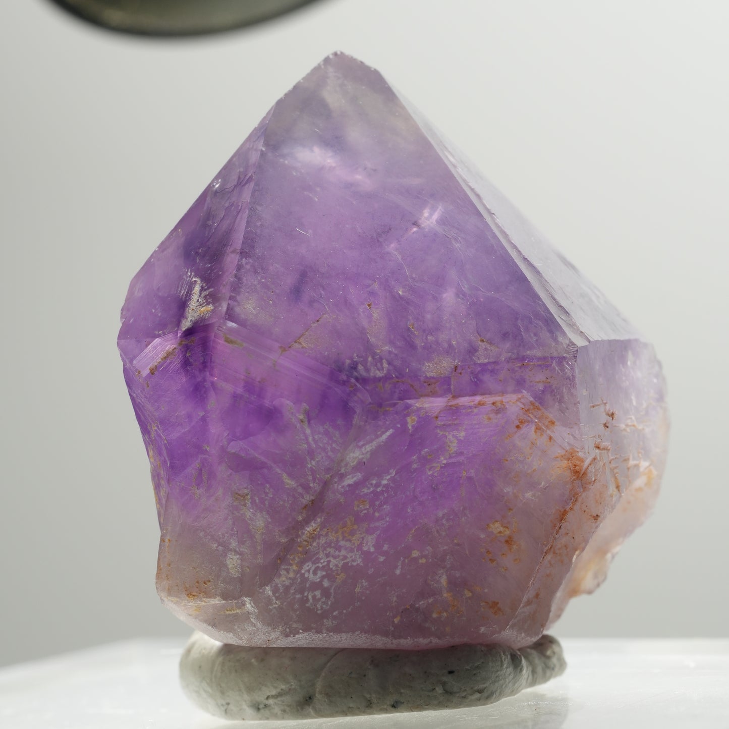 Seltene Phantom Amethyst Skelett Zepter Spitze Goboboseb, Namibia 37*35*30mm #13914