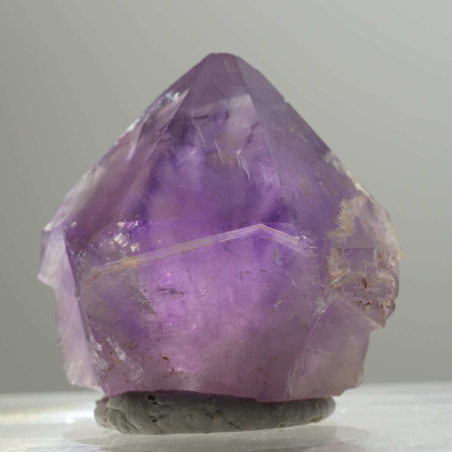 Seltene Phantom Amethyst Skelett Zepter Spitze Brandberg, Namibia 29*31*19mm #13915