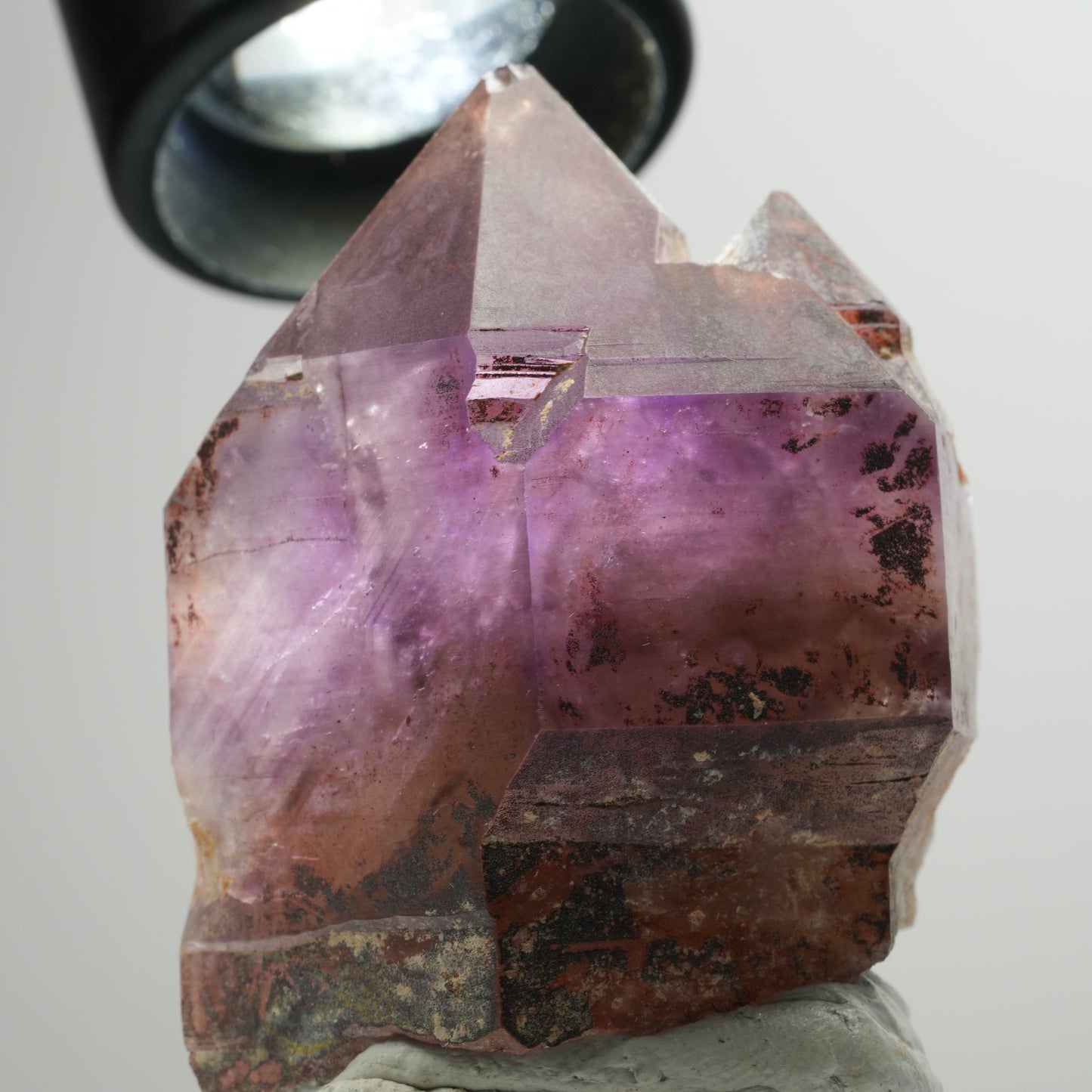 Seltene Phantom Amethyst Skelett Zepter Spitze Brandberg, Namibia 52*40*33mm #13917
