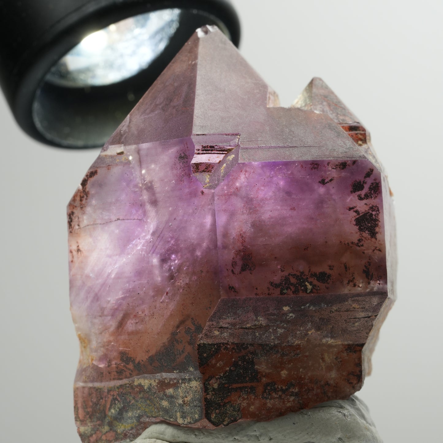 Seltene Phantom Amethyst Skelett Zepter Spitze Brandberg, Namibia 52*40*33mm #13917
