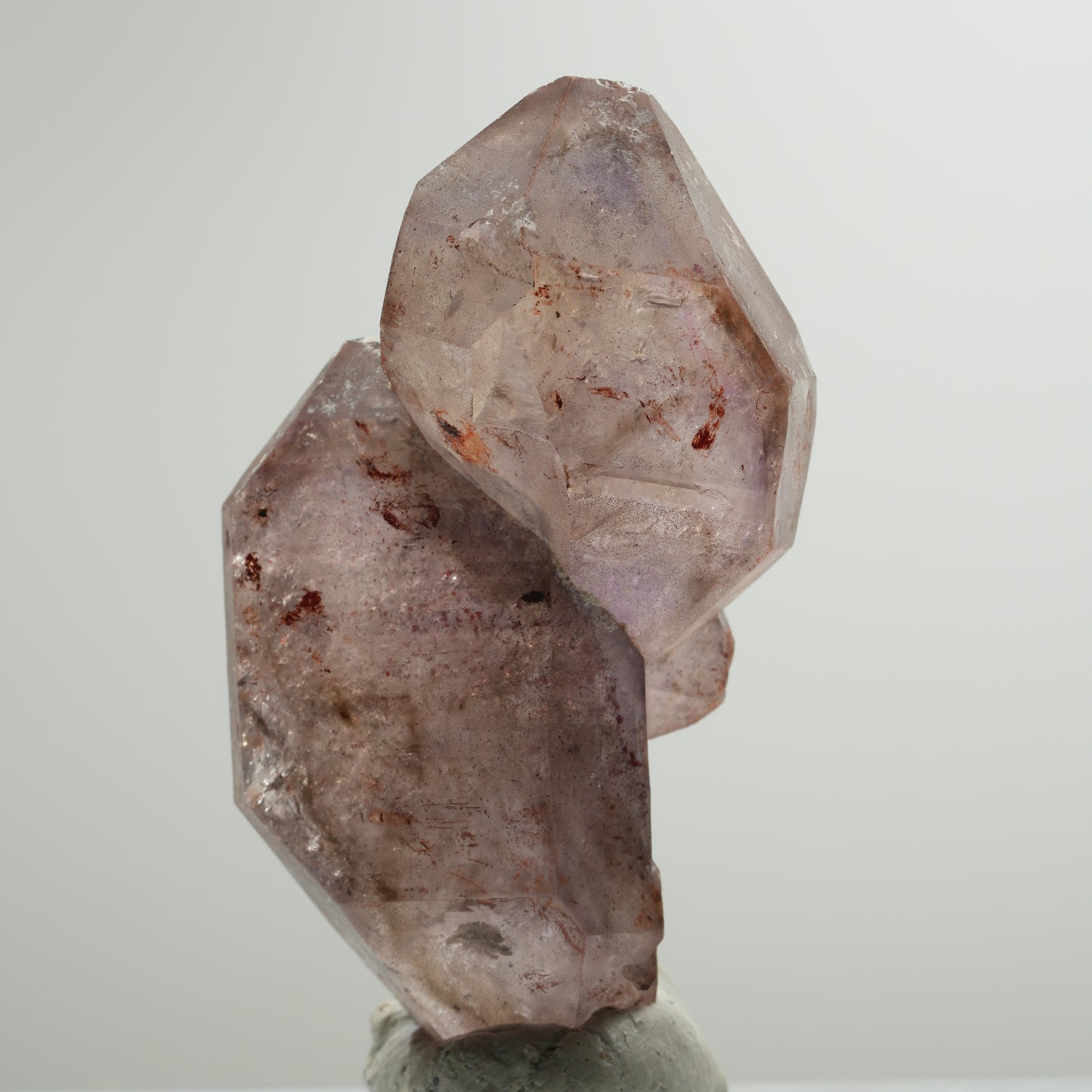 Enhydro Skelett Phantom Amethyst Doppelender, 1x Blase Brandberg, Namibia 58*39*20mm #13920
