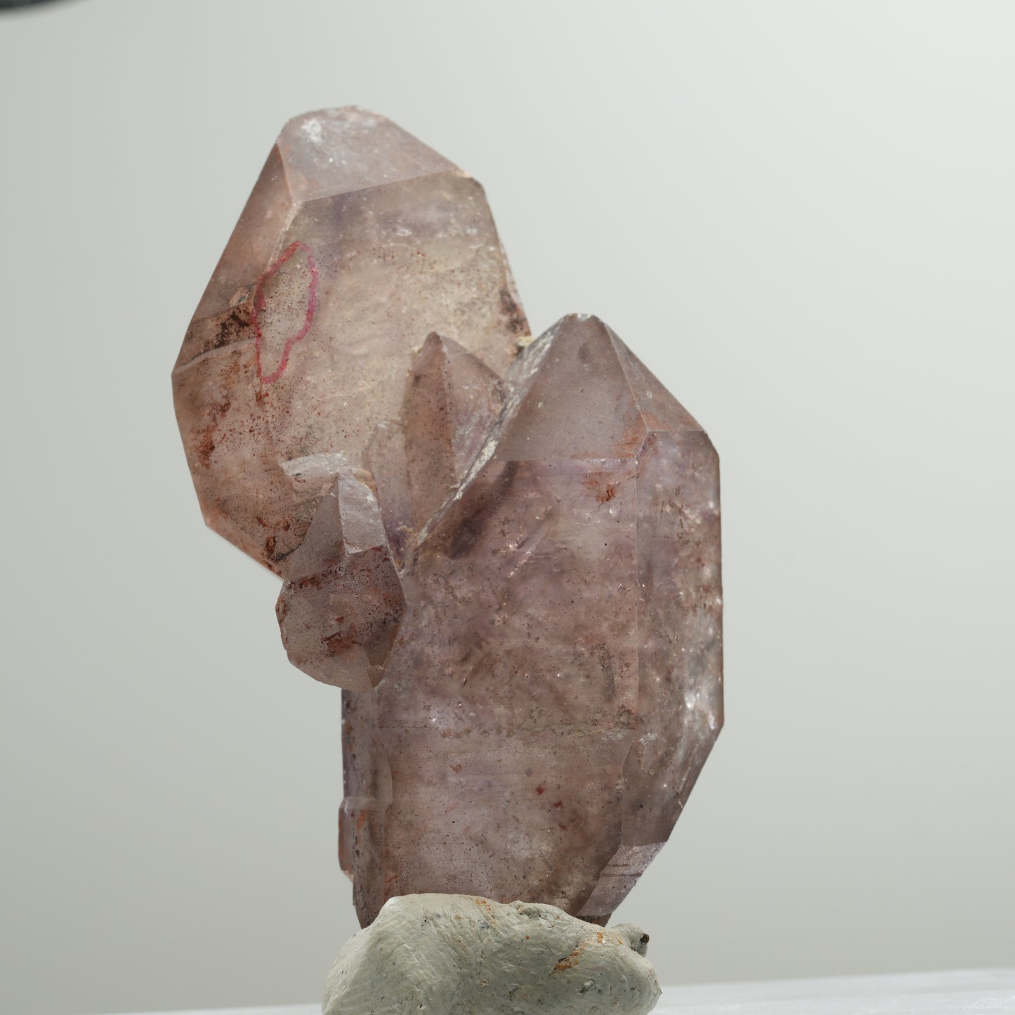 Enhydro Skelett Phantom Amethyst Doppelender, 1x Blase Brandberg, Namibia 58*39*20mm #13920