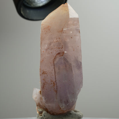 Enhydro Skelett Phantom Amethyst Spitze, 1x Blase Brandberg, Namibia 63*31*26mm #13923
