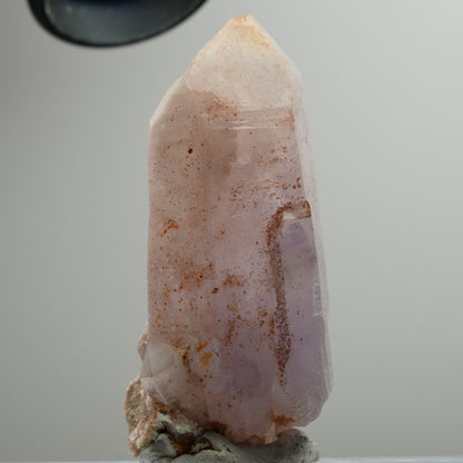 Enhydro Skelett Phantom Amethyst Spitze, 1x Blase Brandberg, Namibia 63*31*26mm #13923