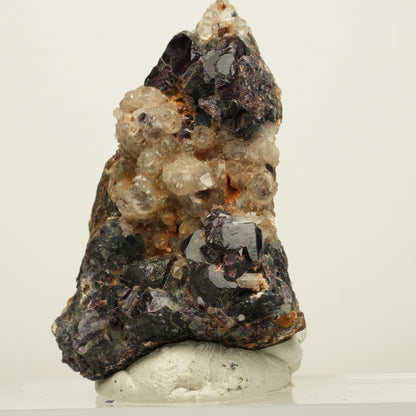 Seltene Phantom Fluorit Würfel, Quarz Stufe Erongo, Namibia 57*46*41mm #13930