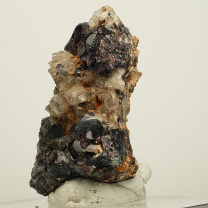 Seltene Phantom Fluorit Würfel, Quarz Stufe Erongo, Namibia 57*46*41mm #13930