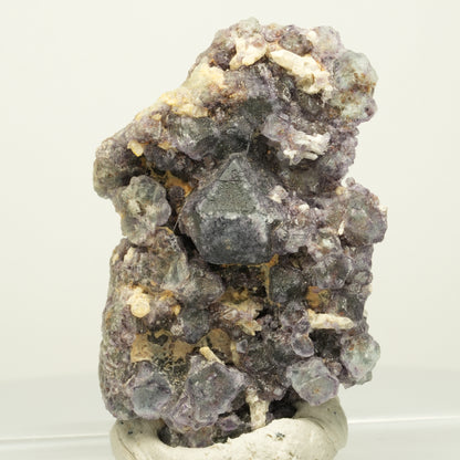 Phantom Fluorit hexagonal, Muskovit Stufe Erongo, Namibia 65*47*14mm #13931
