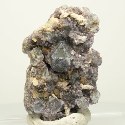 Phantom Fluorit hexagonal, Muskovit Stufe Erongo, Namibia 65*47*14mm #13931