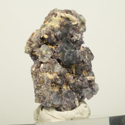 Phantom Fluorit hexagonal, Muskovit Stufe Erongo, Namibia 65*47*14mm #13931