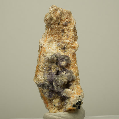 Phantom Fluorit Würfel, Schörl Turmalin, Muskovit Erongo, Namibia 74*29*26mm #13933