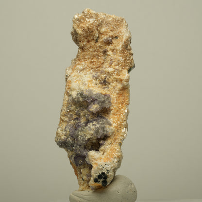Phantom Fluorit Würfel, Schörl Turmalin, Muskovit Erongo, Namibia 74*29*26mm #13933
