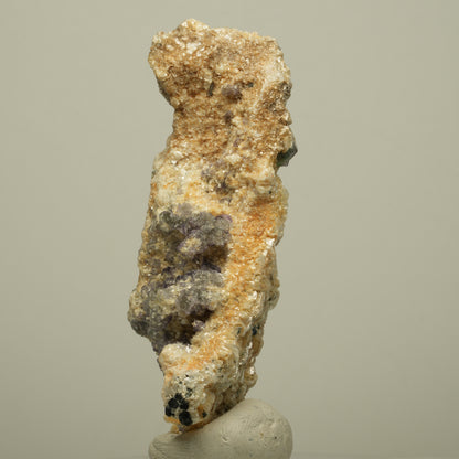 Phantom Fluorit Würfel, Schörl Turmalin, Muskovit Erongo, Namibia 74*29*26mm #13933