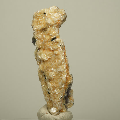 Phantom Fluorit Würfel, Schörl Turmalin, Muskovit Erongo, Namibia 74*29*26mm #13933