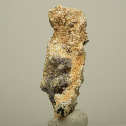 Phantom Fluorit Würfel, Schörl Turmalin, Muskovit Erongo, Namibia 74*29*26mm #13933