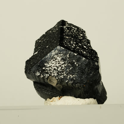 Symmetrischer Schörl Turmalin Kristall mit Rauchquarz Erongo, Namibia 30*25*20mm #13935