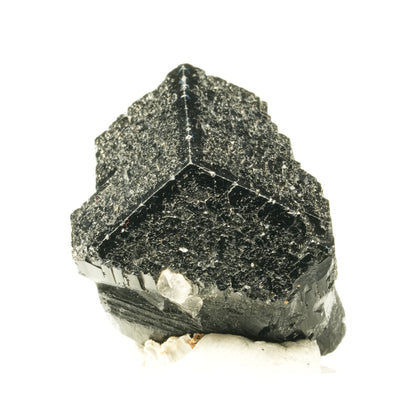 Symmetrischer Schörl Turmalin Kristall mit Rauchquarz Erongo, Namibia 30*25*20mm #13935