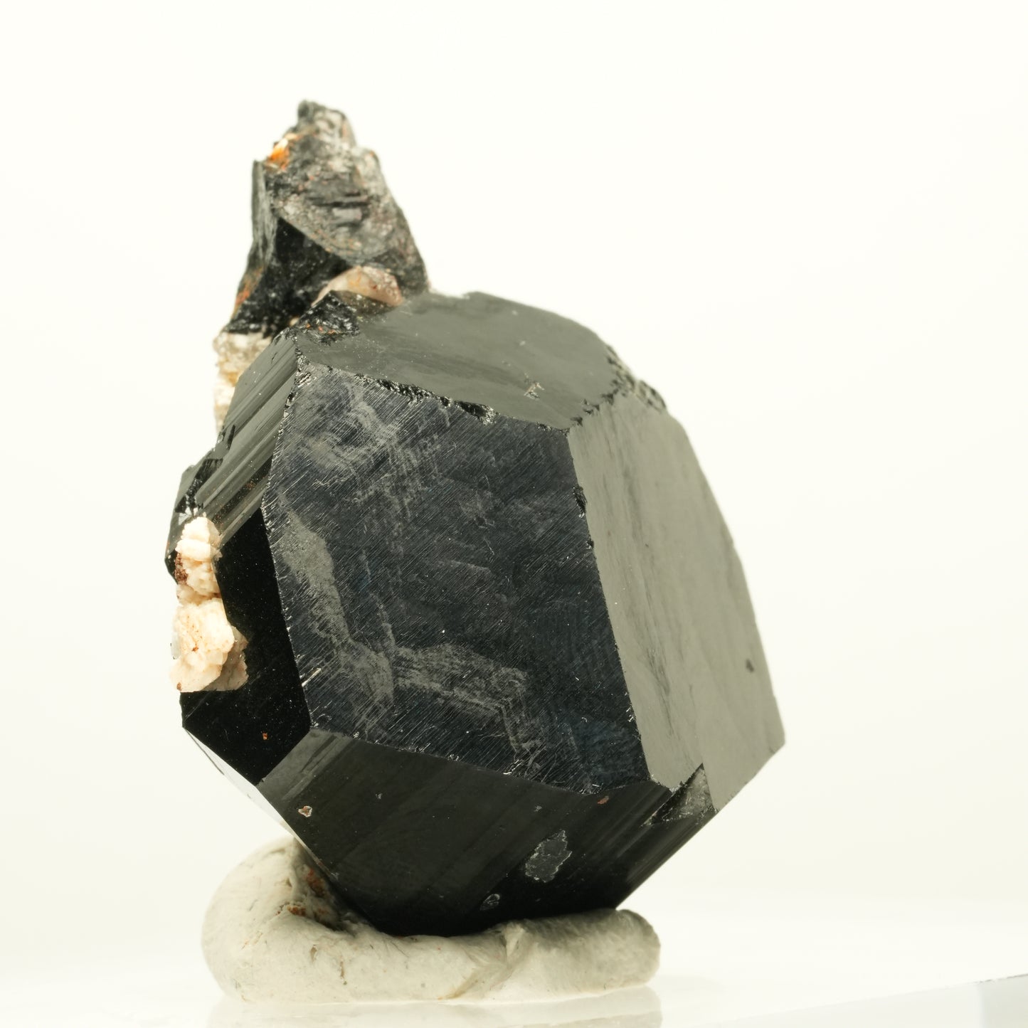 Symmetrischer Schörl Turmalin mit Hyalit Opal Erongo, Namibia 41*32*21mm #13936