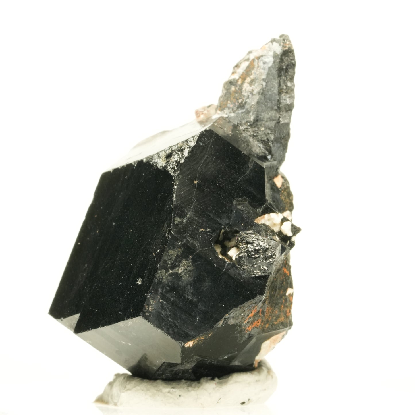 Symmetrischer Schörl Turmalin mit Hyalit Opal Erongo, Namibia 41*32*21mm #13936