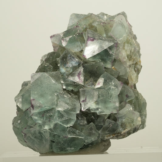 Seltene Phantom Fluorit Würfel Stufe, grün lila Okorusu, Namibia 65*65*58mm #13958
