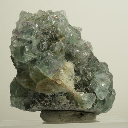 Seltene Phantom Fluorit Würfel Stufe, grün lila Okorusu, Namibia 65*65*58mm #13958