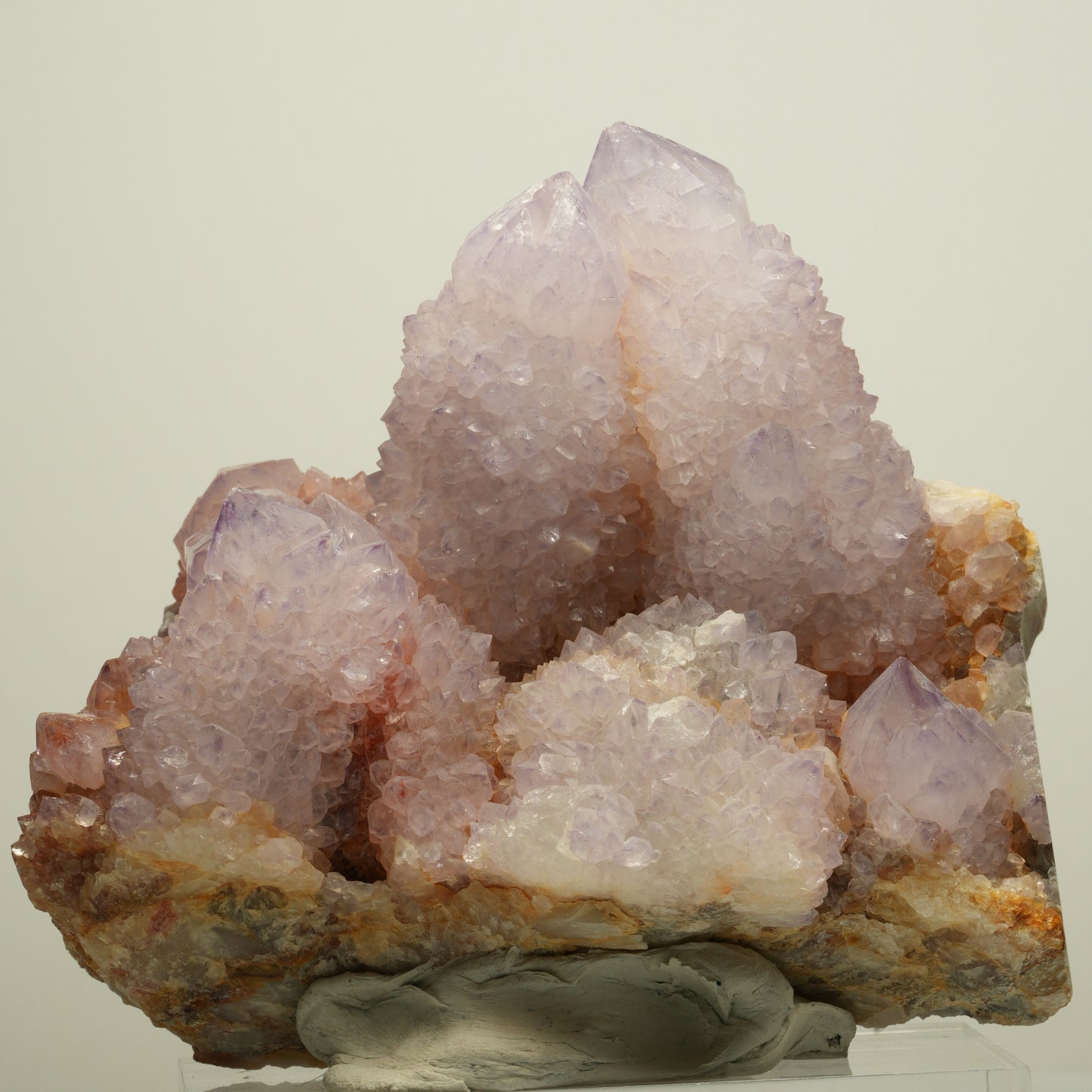 Seltene Kaktus Amethyst, Spirit Quarz Stufe, lila Boekenhouthoek, Südafrika 90*69*64mm #13959
