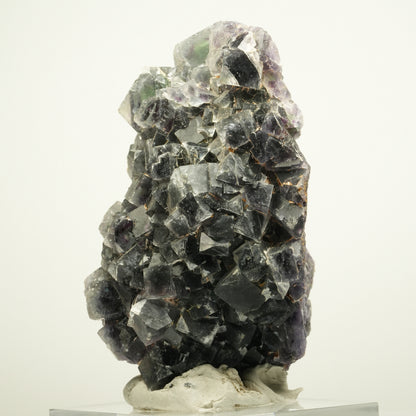 Große  Phantom Fluorit Würfel, Quarz Stufe Okorusu, Namibia 97*76*65mm #13961