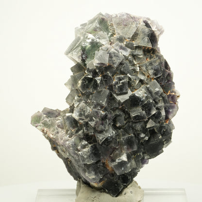 Große  Phantom Fluorit Würfel, Quarz Stufe Okorusu, Namibia 97*76*65mm #13961