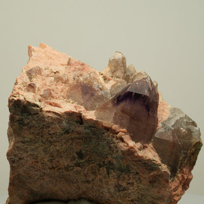 Skelett Phantom Amethyst Eisen Zepter auf Matrix Brandberg, Namibia 88*65*52mm #13962