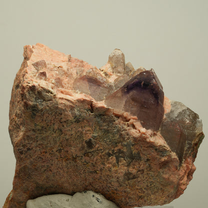 Skelett Phantom Amethyst Eisen Zepter auf Matrix Brandberg, Namibia 88*65*52mm #13962