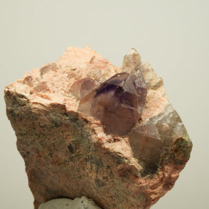 Skelett Phantom Amethyst Eisen Zepter auf Matrix Brandberg, Namibia 88*65*52mm #13962