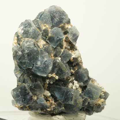 Seltene klare Phantom Fluorit Würfel, Quarz Stufe Okorusu, Namibia 72*66*25mm #13969