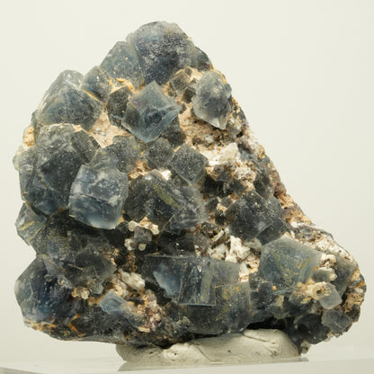 Seltene klare Phantom Fluorit Würfel, Quarz Stufe Okorusu, Namibia 72*66*25mm #13969