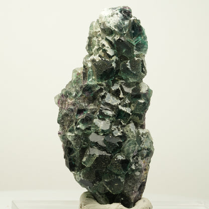 Seltene Phantom Fluorit Würfel Stufe, grün lila Okorusu, Namibia 80*36*18mm #13970