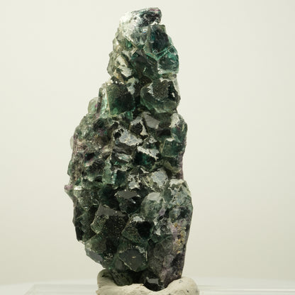 Seltene Phantom Fluorit Würfel Stufe, grün lila Okorusu, Namibia 80*36*18mm #13970