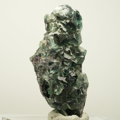 Seltene Phantom Fluorit Würfel Stufe, grün lila Okorusu, Namibia 80*36*18mm #13970