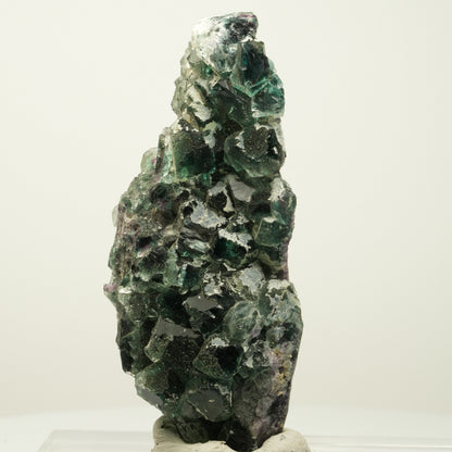 Seltene Phantom Fluorit Würfel Stufe, grün lila Okorusu, Namibia 80*36*18mm #13970